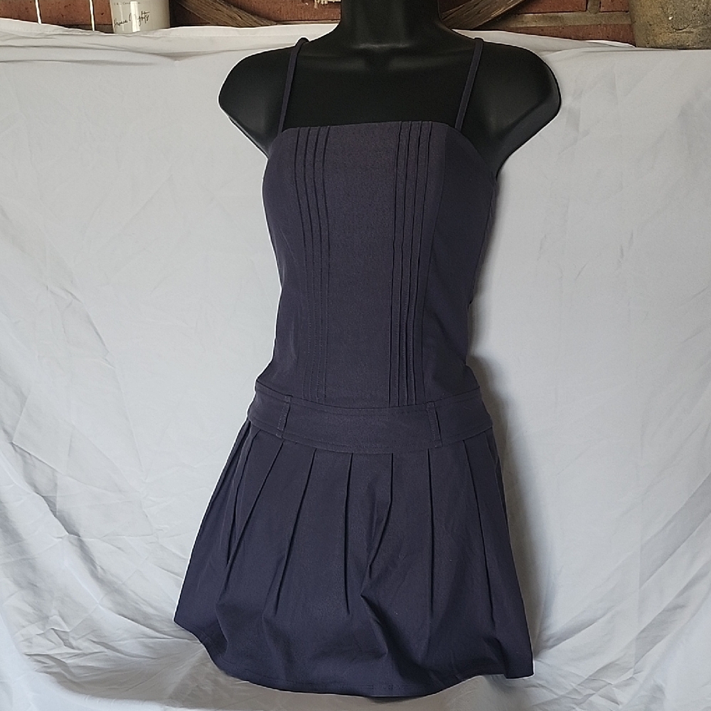 Wild Fable Purple Pleated Mini Dress